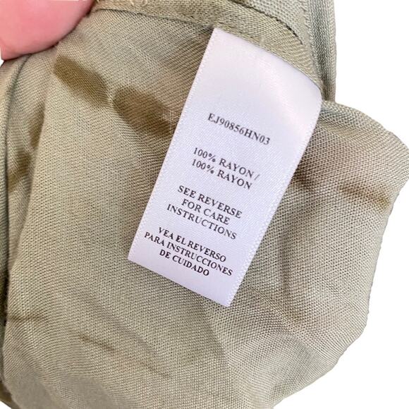 Earthbound Trading Co. Tie Dye Long Flowy bohemian Duster lightweight olive OS - Picture 7 of 12